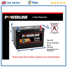 Battery fits HYUNDAI TRAJET