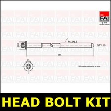 Head Bolt Kit Fits HYUNDAI