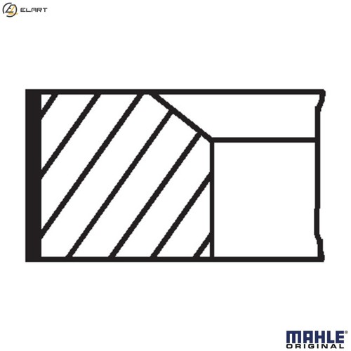 Piston ring kit - 4x,